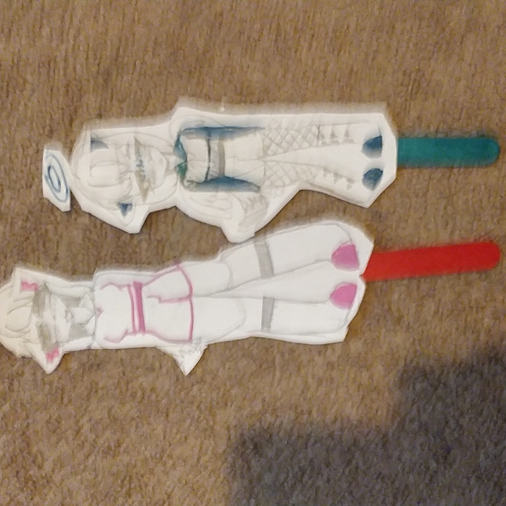 2 Furry anime alt paper Puppets